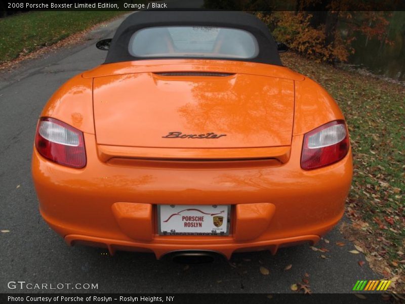 Orange / Black 2008 Porsche Boxster Limited Edition