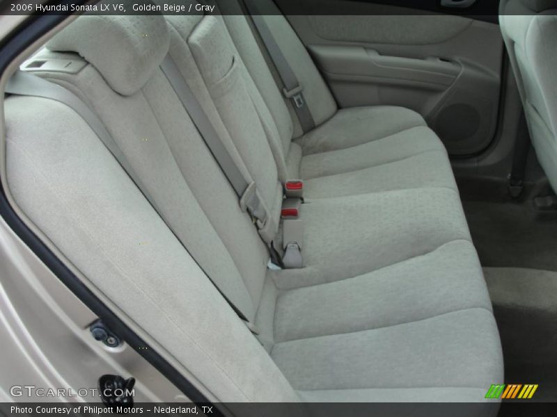 Golden Beige / Gray 2006 Hyundai Sonata LX V6