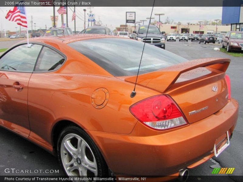 Orange Crush / Black 2006 Hyundai Tiburon SE