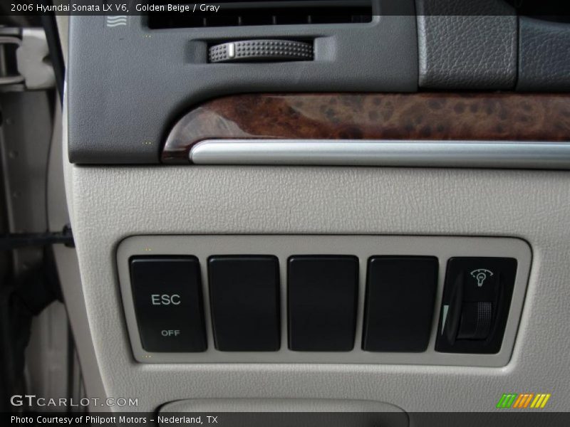 Golden Beige / Gray 2006 Hyundai Sonata LX V6