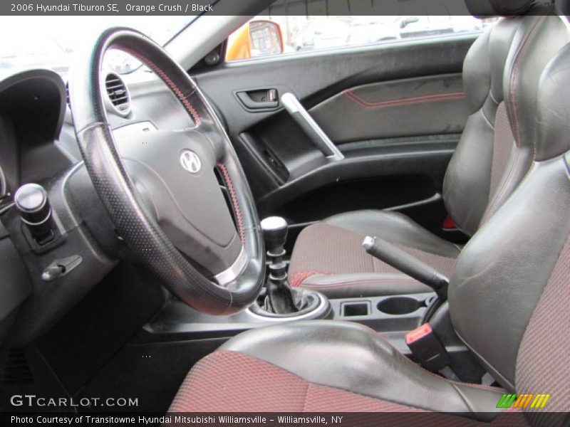 Orange Crush / Black 2006 Hyundai Tiburon SE