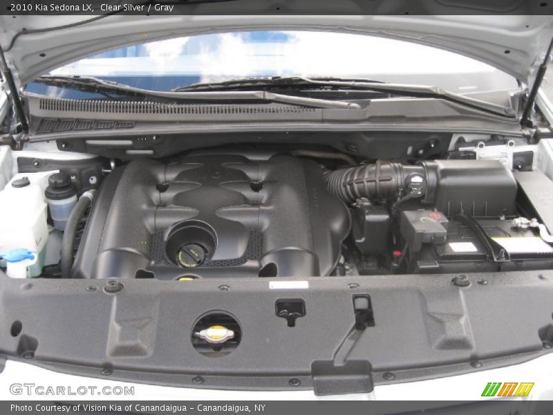 Clear Silver / Gray 2010 Kia Sedona LX