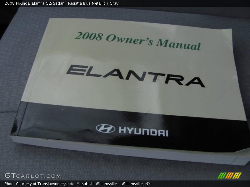 Regatta Blue Metallic / Gray 2008 Hyundai Elantra GLS Sedan