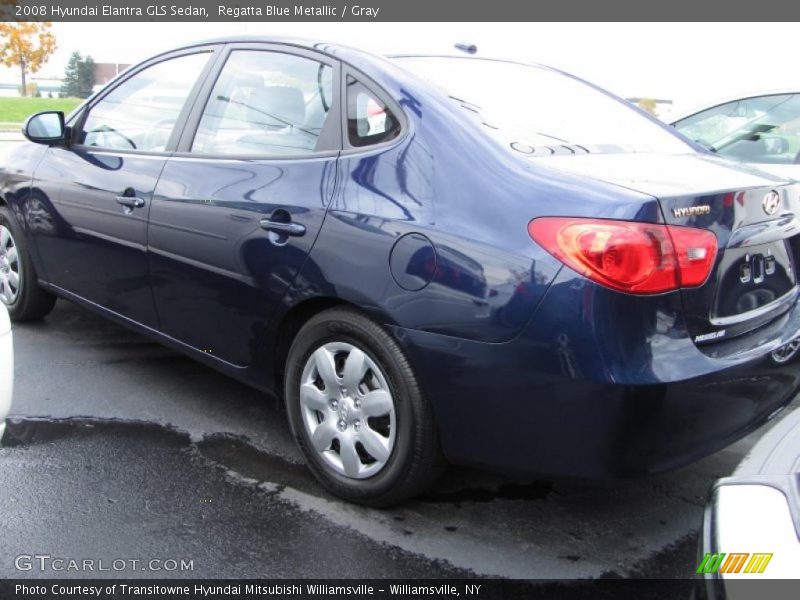 Regatta Blue Metallic / Gray 2008 Hyundai Elantra GLS Sedan