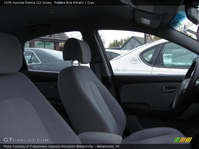 Regatta Blue Metallic / Gray 2008 Hyundai Elantra GLS Sedan