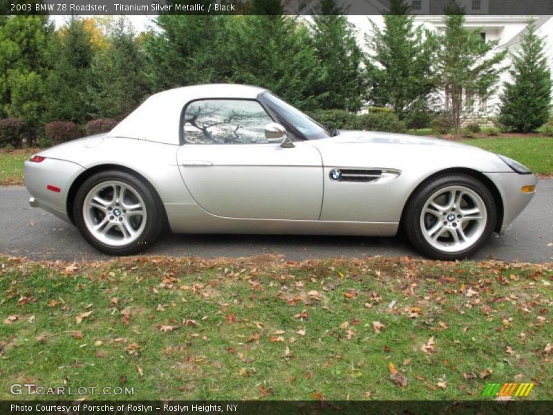 Titanium Silver Metallic / Black 2003 BMW Z8 Roadster