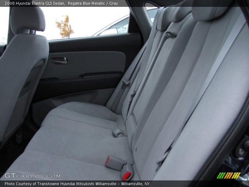 Regatta Blue Metallic / Gray 2008 Hyundai Elantra GLS Sedan