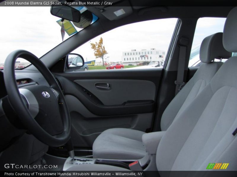 Regatta Blue Metallic / Gray 2008 Hyundai Elantra GLS Sedan
