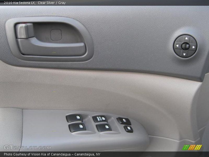 Clear Silver / Gray 2010 Kia Sedona LX