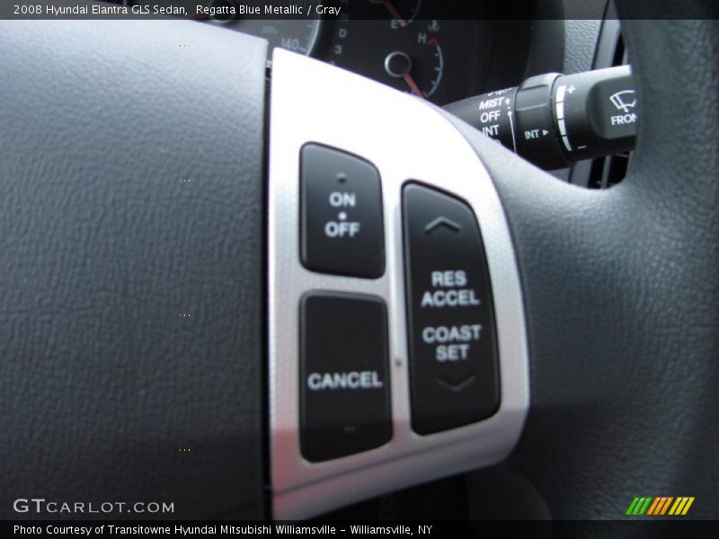 Regatta Blue Metallic / Gray 2008 Hyundai Elantra GLS Sedan