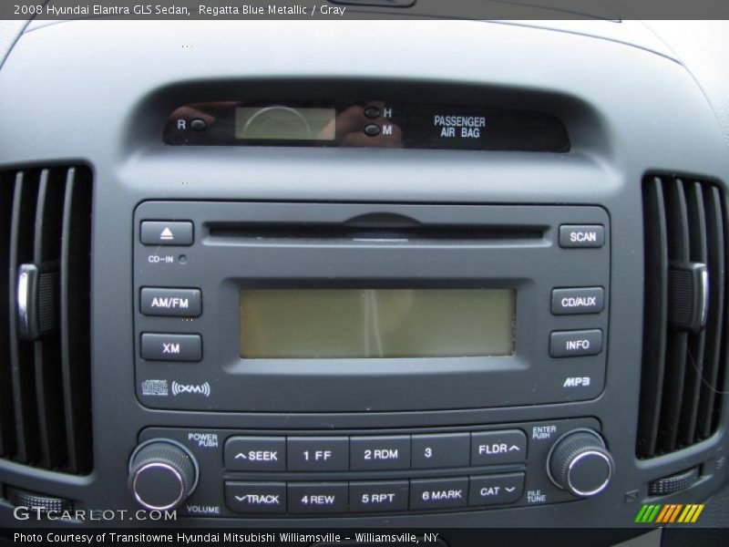 Regatta Blue Metallic / Gray 2008 Hyundai Elantra GLS Sedan