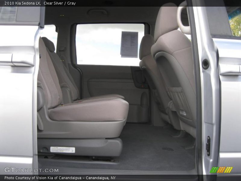 Clear Silver / Gray 2010 Kia Sedona LX