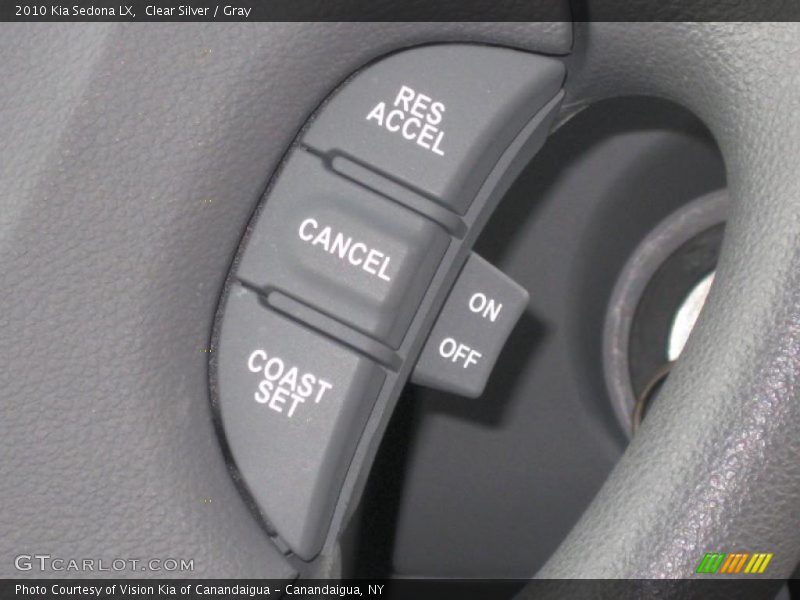 Clear Silver / Gray 2010 Kia Sedona LX