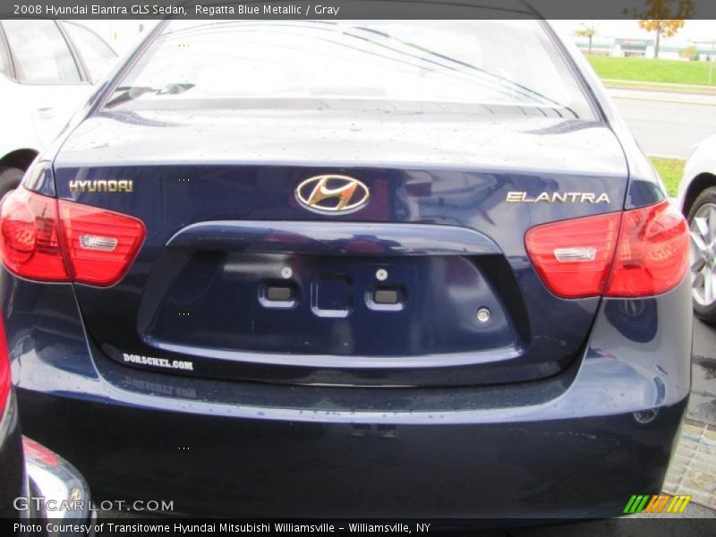 Regatta Blue Metallic / Gray 2008 Hyundai Elantra GLS Sedan