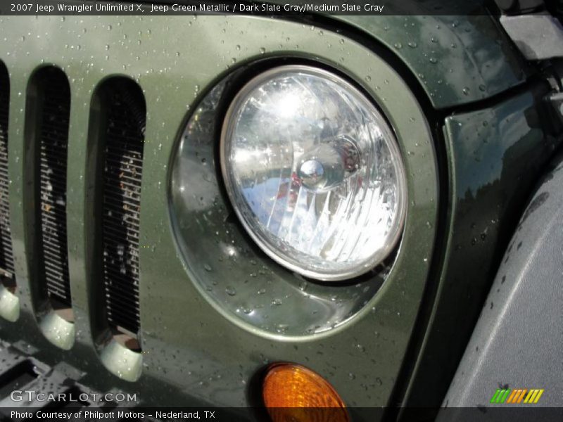 Jeep Green Metallic / Dark Slate Gray/Medium Slate Gray 2007 Jeep Wrangler Unlimited X