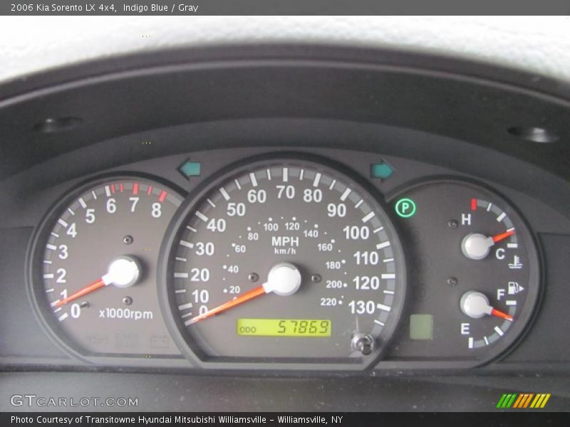 Indigo Blue / Gray 2006 Kia Sorento LX 4x4