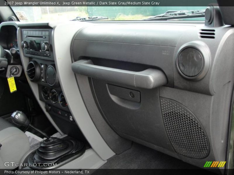 Jeep Green Metallic / Dark Slate Gray/Medium Slate Gray 2007 Jeep Wrangler Unlimited X