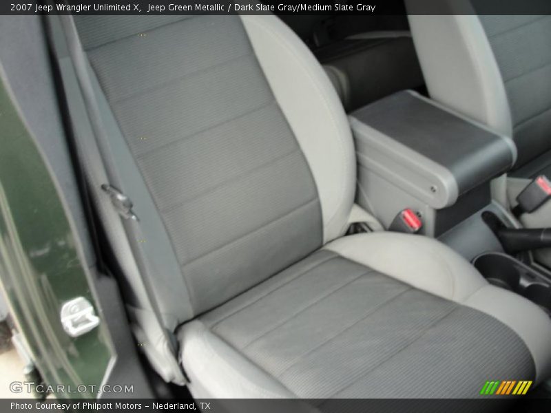 Jeep Green Metallic / Dark Slate Gray/Medium Slate Gray 2007 Jeep Wrangler Unlimited X