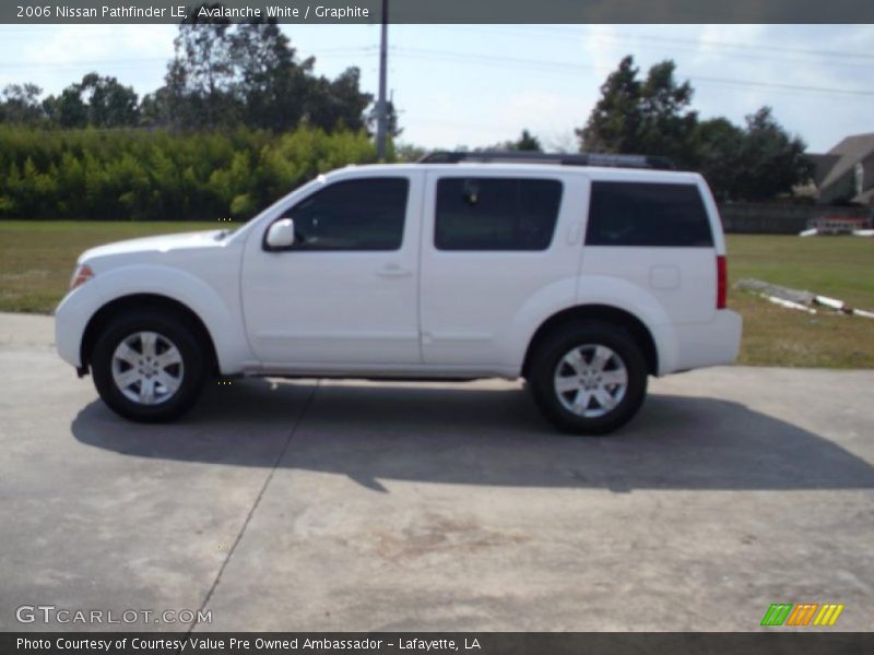 Avalanche White / Graphite 2006 Nissan Pathfinder LE