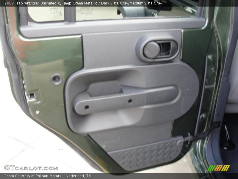 Jeep Green Metallic / Dark Slate Gray/Medium Slate Gray 2007 Jeep Wrangler Unlimited X