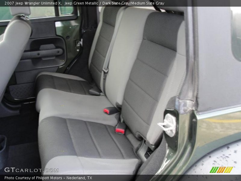 Jeep Green Metallic / Dark Slate Gray/Medium Slate Gray 2007 Jeep Wrangler Unlimited X