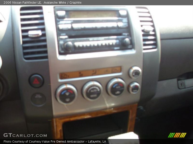 Avalanche White / Graphite 2006 Nissan Pathfinder LE
