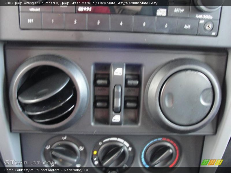 Jeep Green Metallic / Dark Slate Gray/Medium Slate Gray 2007 Jeep Wrangler Unlimited X