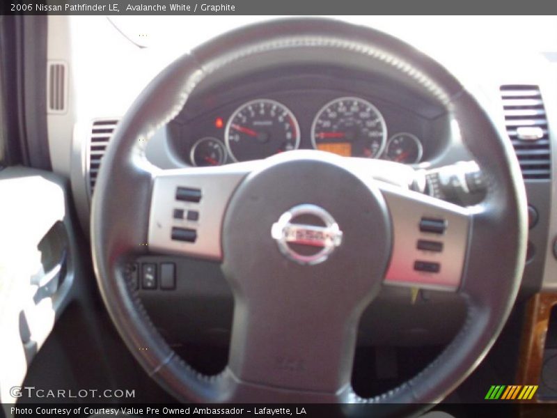 Avalanche White / Graphite 2006 Nissan Pathfinder LE