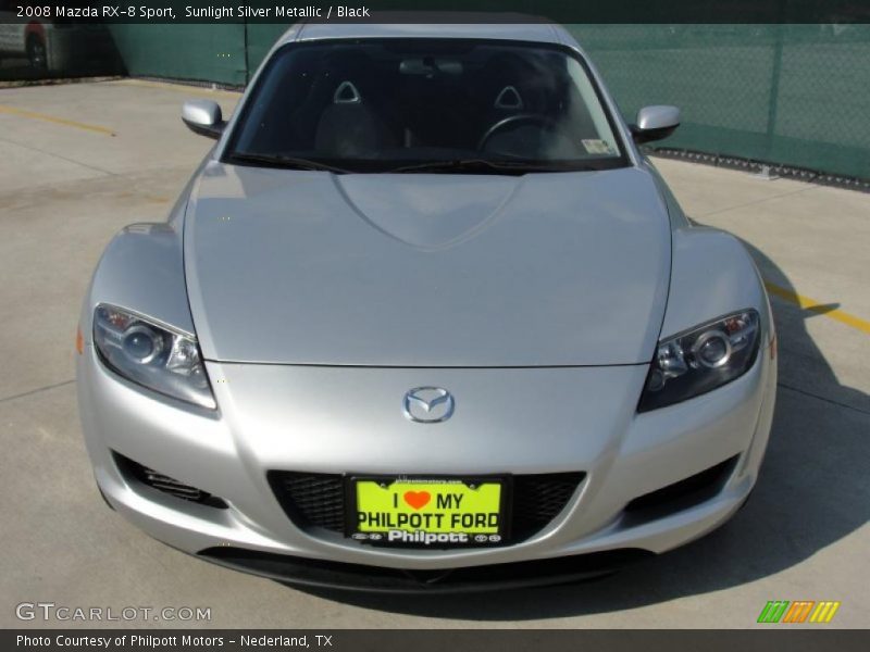 Sunlight Silver Metallic / Black 2008 Mazda RX-8 Sport