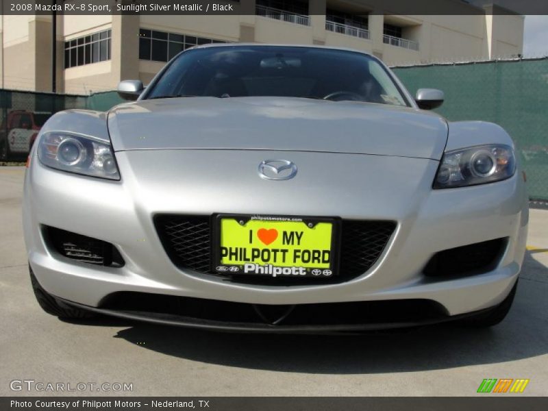 Sunlight Silver Metallic / Black 2008 Mazda RX-8 Sport