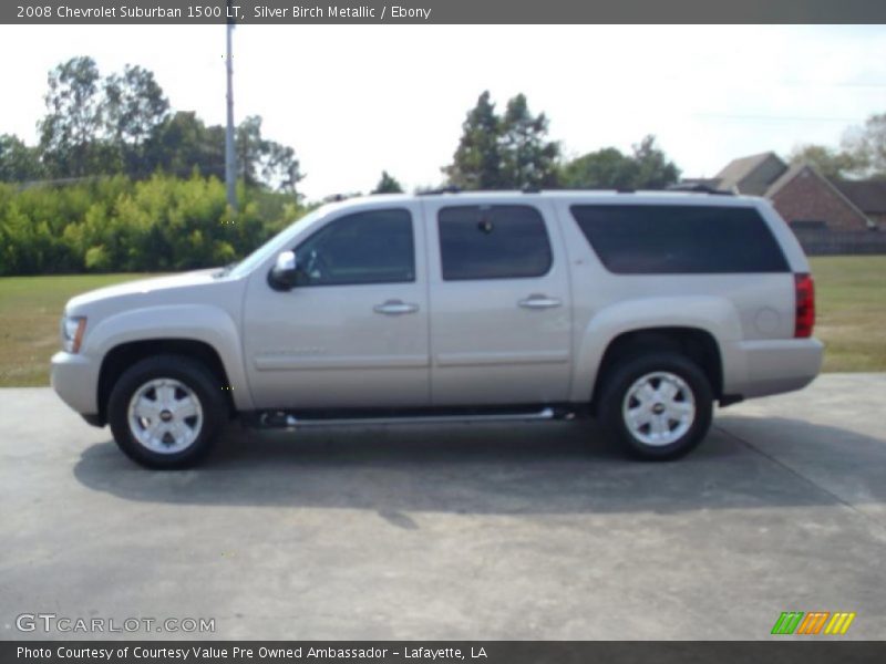 Silver Birch Metallic / Ebony 2008 Chevrolet Suburban 1500 LT
