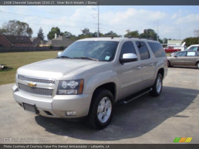 Silver Birch Metallic / Ebony 2008 Chevrolet Suburban 1500 LT