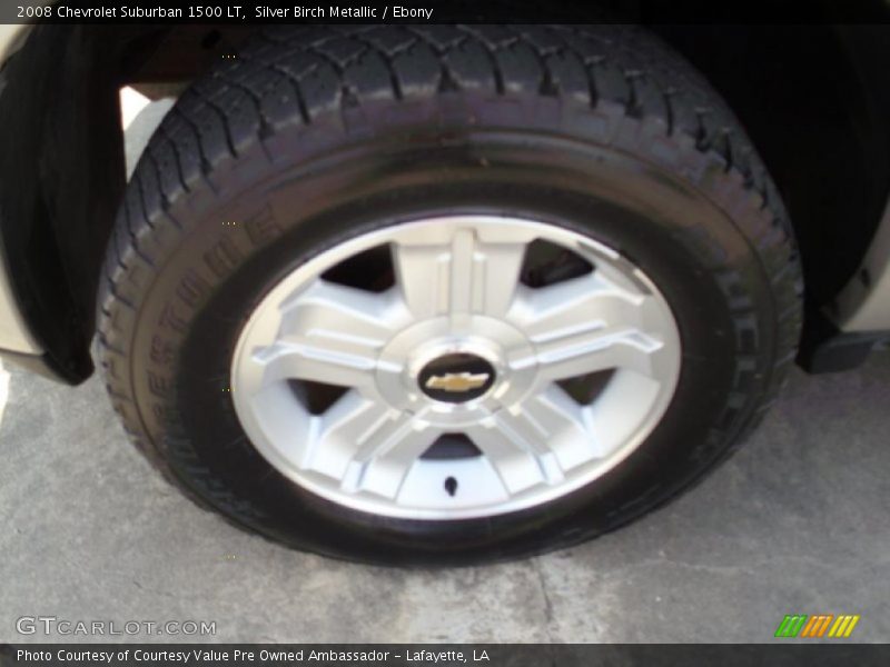 Silver Birch Metallic / Ebony 2008 Chevrolet Suburban 1500 LT