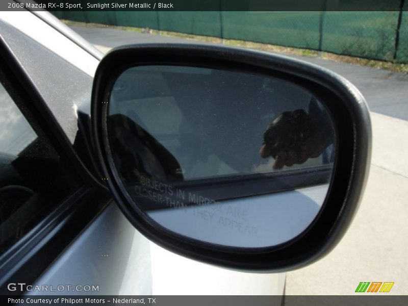 Sunlight Silver Metallic / Black 2008 Mazda RX-8 Sport