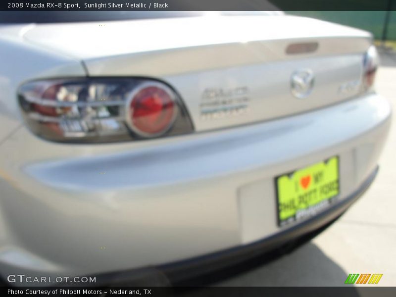 Sunlight Silver Metallic / Black 2008 Mazda RX-8 Sport