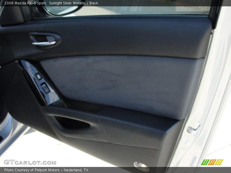 Sunlight Silver Metallic / Black 2008 Mazda RX-8 Sport