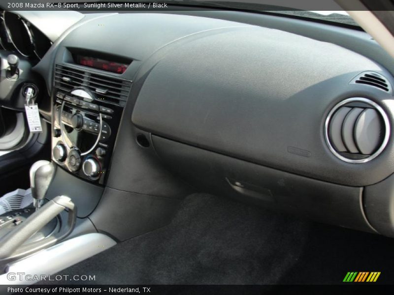 Sunlight Silver Metallic / Black 2008 Mazda RX-8 Sport