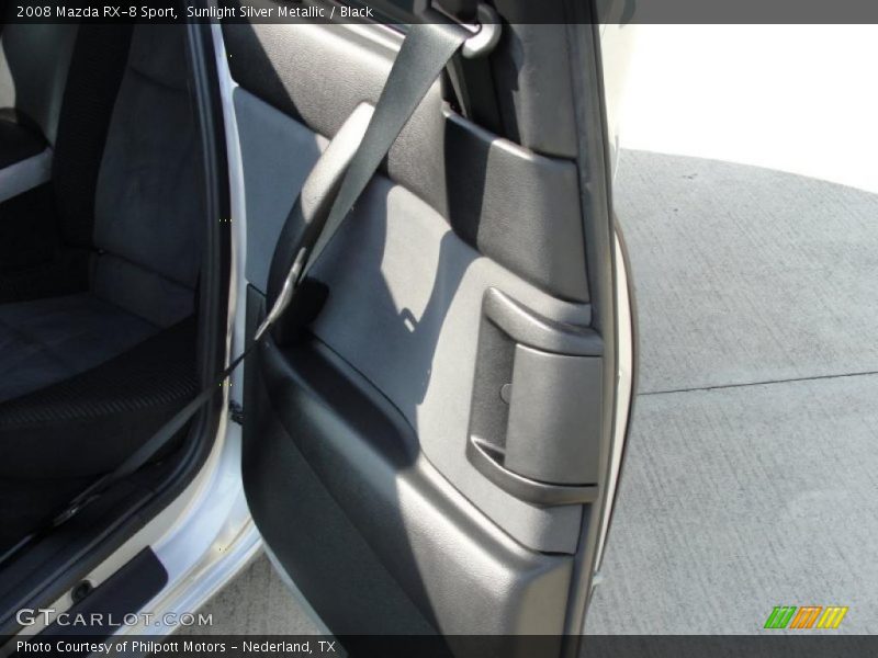 Sunlight Silver Metallic / Black 2008 Mazda RX-8 Sport