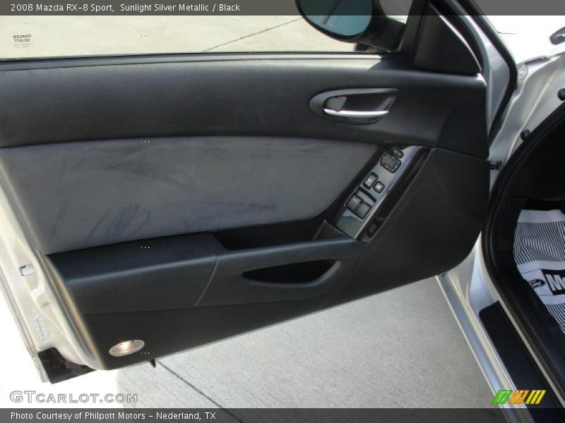Sunlight Silver Metallic / Black 2008 Mazda RX-8 Sport