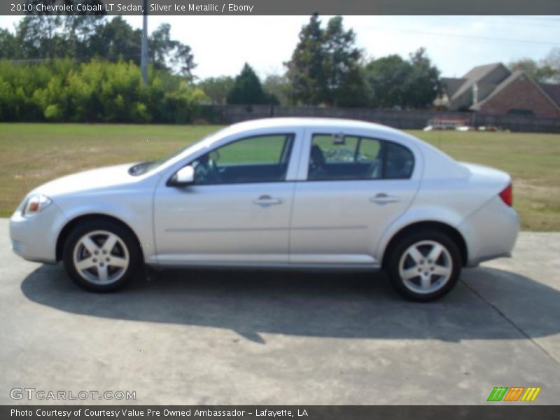 Silver Ice Metallic / Ebony 2010 Chevrolet Cobalt LT Sedan