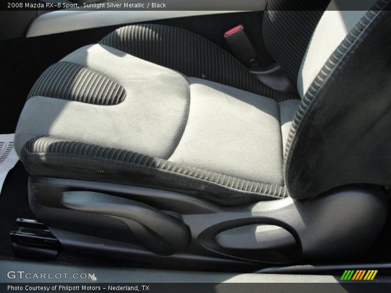Sunlight Silver Metallic / Black 2008 Mazda RX-8 Sport
