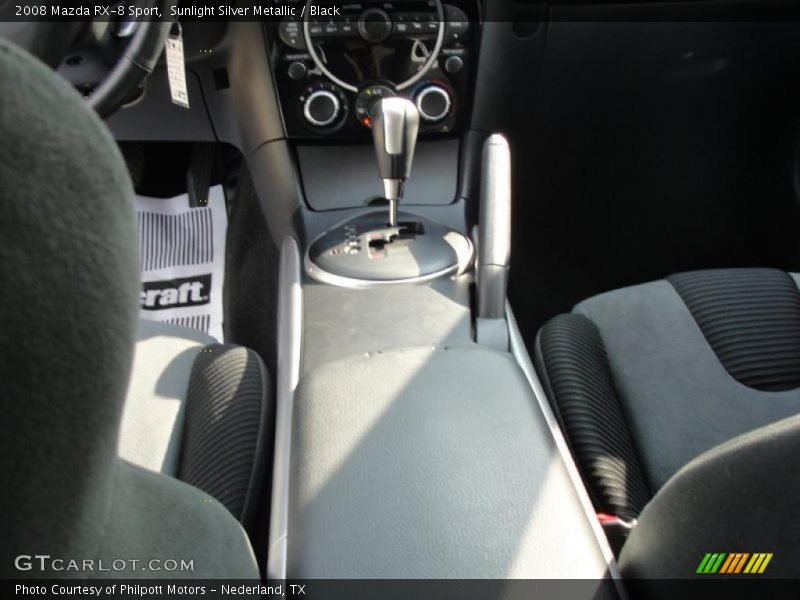 Sunlight Silver Metallic / Black 2008 Mazda RX-8 Sport