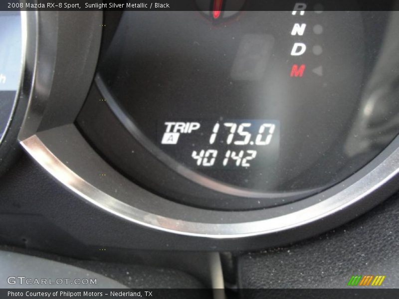 Sunlight Silver Metallic / Black 2008 Mazda RX-8 Sport