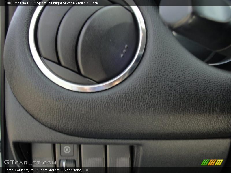 Sunlight Silver Metallic / Black 2008 Mazda RX-8 Sport