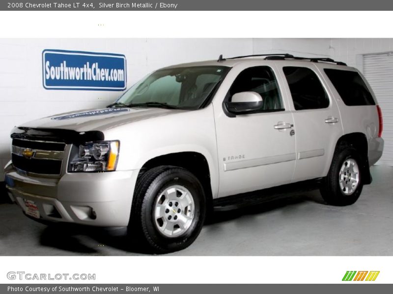 Silver Birch Metallic / Ebony 2008 Chevrolet Tahoe LT 4x4