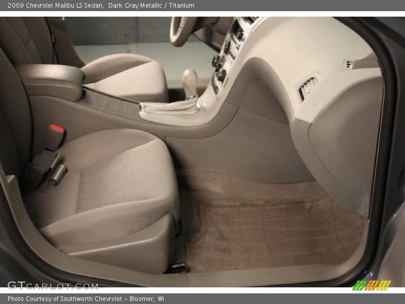 Dark Gray Metallic / Titanium 2009 Chevrolet Malibu LS Sedan