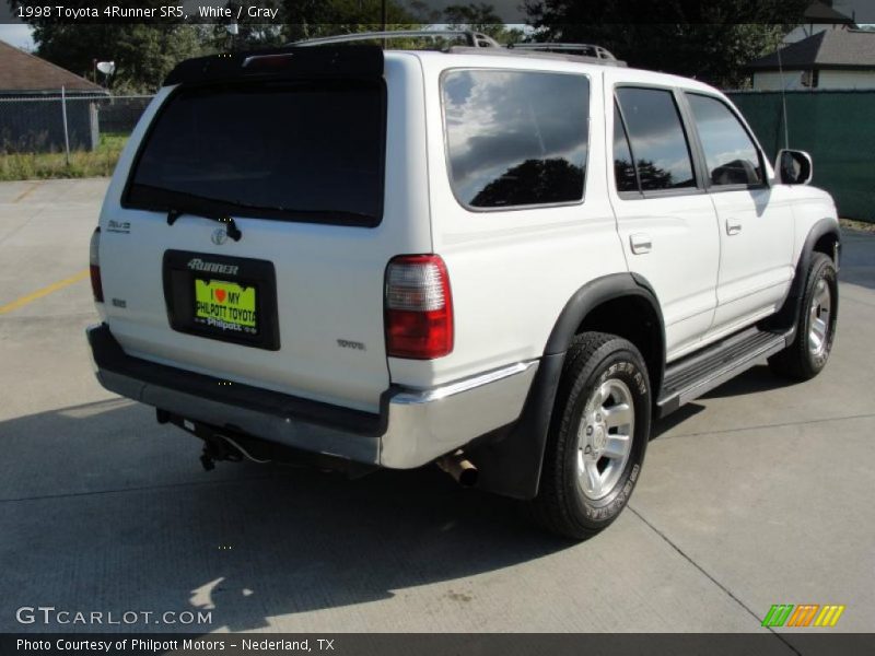 White / Gray 1998 Toyota 4Runner SR5