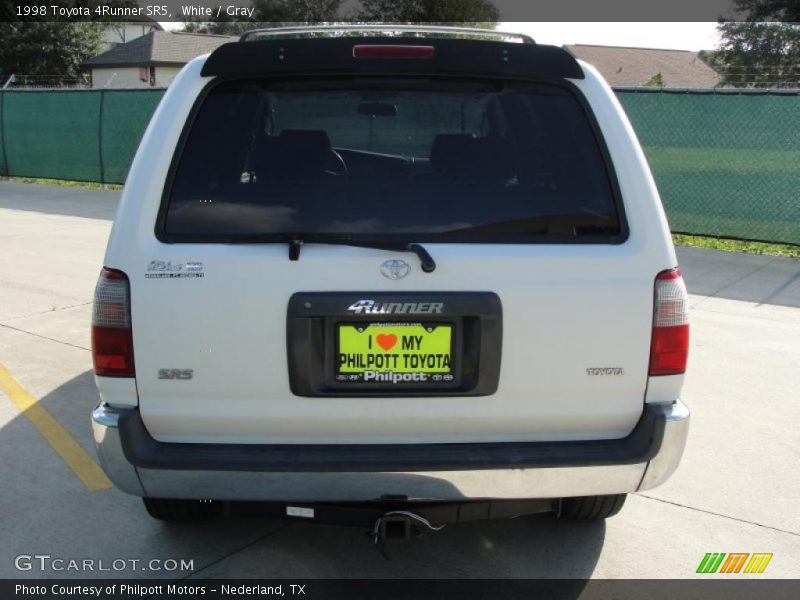 White / Gray 1998 Toyota 4Runner SR5