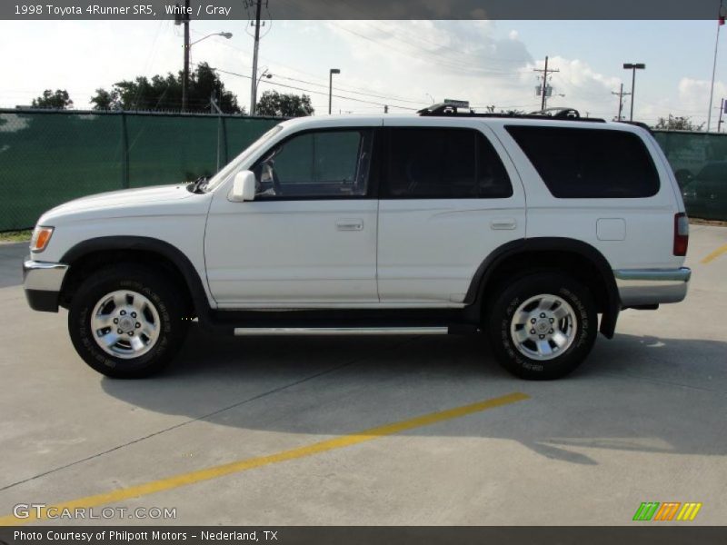 White / Gray 1998 Toyota 4Runner SR5