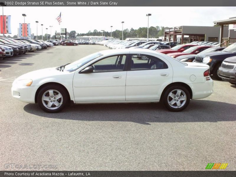 Stone White / Dark Slate Gray 2002 Dodge Stratus SE Plus Sedan